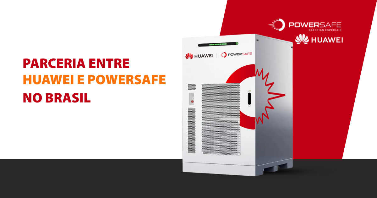 BESS Huawei em parceria com a Powersafe