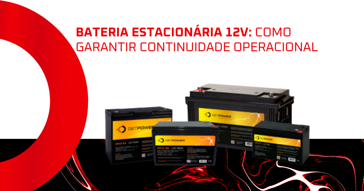 arte com bateria estacionaria 12V